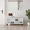 Weißer Schuhschrank Paler 102x36x60cm (Holz)