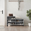 Schuhschrank Paler in Betonoptik 102x36x60cm (Holz)