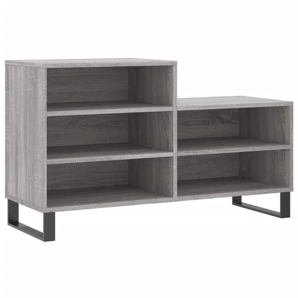 Grauer Schuhschrank Paler 102x36x60cm (Holz)