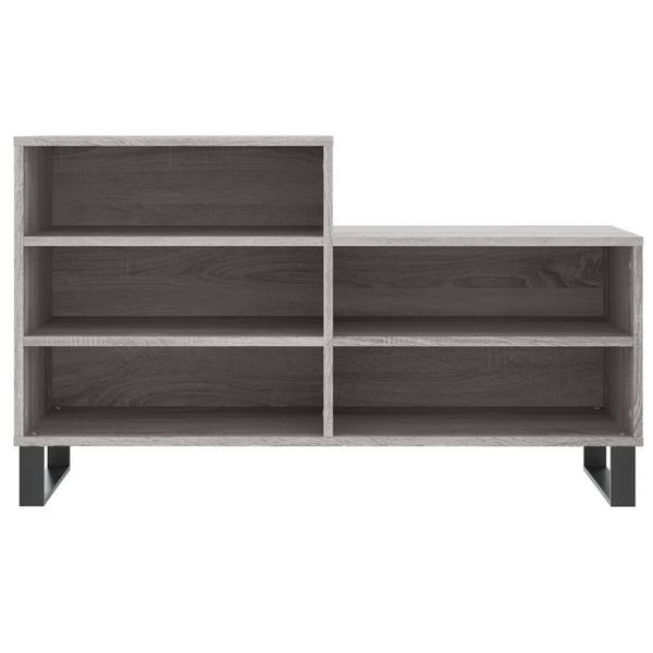 Grauer Schuhschrank Paler 102x36x60cm (Holz)