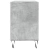 Schuhschrank Badinita aus Beton-Grau 102x36x60cm (Holz)