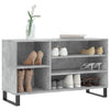 Schuhschrank Waldraut in Betongrau 102x36x60cm (Holz)
