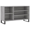 Grauer Schuhschrank Waldraut 102x36x60cm (Holz)