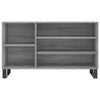 Grauer Schuhschrank Waldraut 102x36x60cm (Holz)