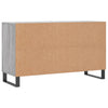 Grauer Schuhschrank Waldraut 102x36x60cm (Holz)