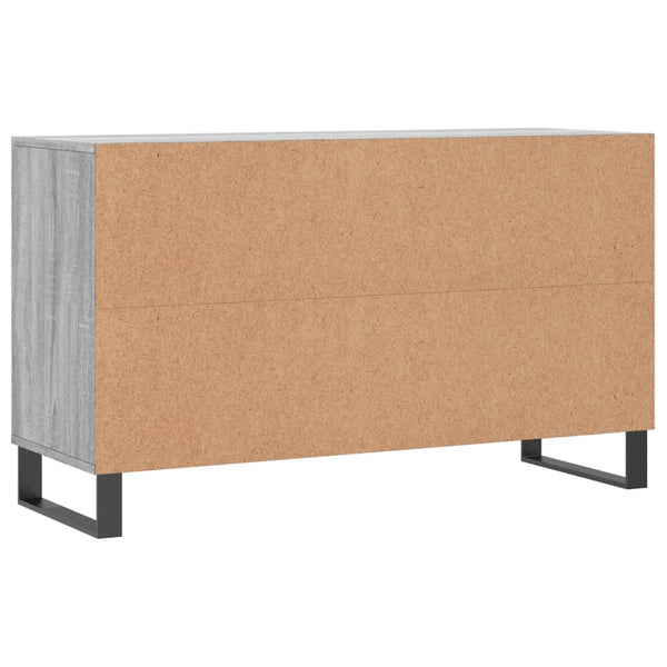 Grauer Schuhschrank Waldraut 102x36x60cm (Holz)