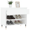 Weißer Schuhschrank Selciuc 70x36x60cm (Holz)