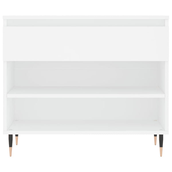 Weißer Schuhschrank Selciuc 70x36x60cm (Holz)