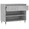 Schuhschrank Betongrau Selciuc 70x36x60cm (Holz)
