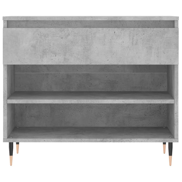Schuhschrank Betongrau Selciuc 70x36x60cm (Holz)