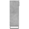 Betongrauer Schuhschrank Peana 40x36x105cm (Holz)
