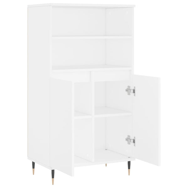 Weißer Schrank Nurlipe 60x36x110cm (Holz)