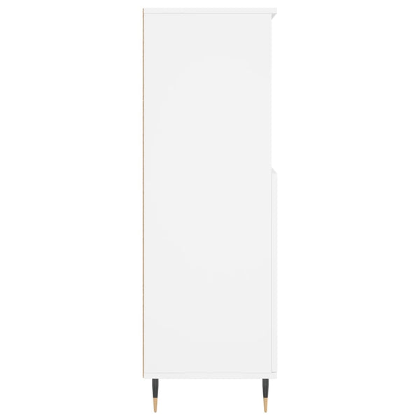 Weißer Schrank Nurlipe 60x36x110cm (Holz)
