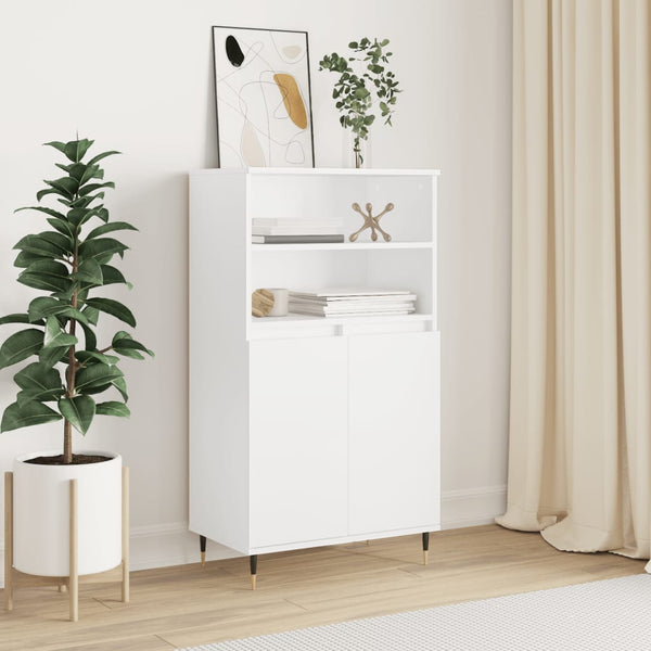 Weißer Schrank Nurlipe 60x36x110cm (Holz)