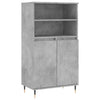 Betongrauer Schrank Nurlipe 60x36x110cm (Holz)