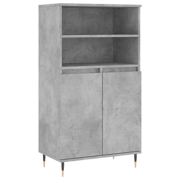 Betongrauer Schrank Nurlipe 60x36x110cm (Holz)