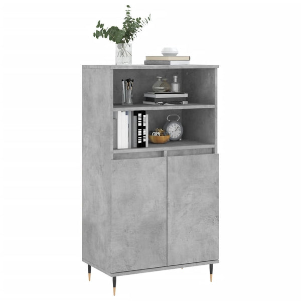 Betongrauer Schrank Nurlipe 60x36x110cm (Holz)