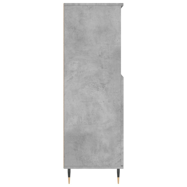Betongrauer Schrank Nurlipe 60x36x110cm (Holz)