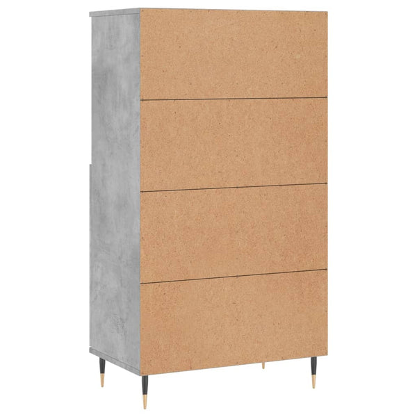 Betongrauer Schrank Nurlipe 60x36x110cm (Holz)