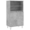 Betongrauer Schrank Lenenia 60x36x110cm (Holz)