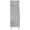 Betongrauer Schrank Lenenia 60x36x110cm (Holz)