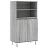 Grauer Schrank Lenenia 60x36x110cm (Holz)