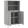 Grauer Schrank Lenenia 60x36x110cm (Holz)