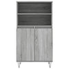 Grauer Schrank Lenenia 60x36x110cm (Holz)