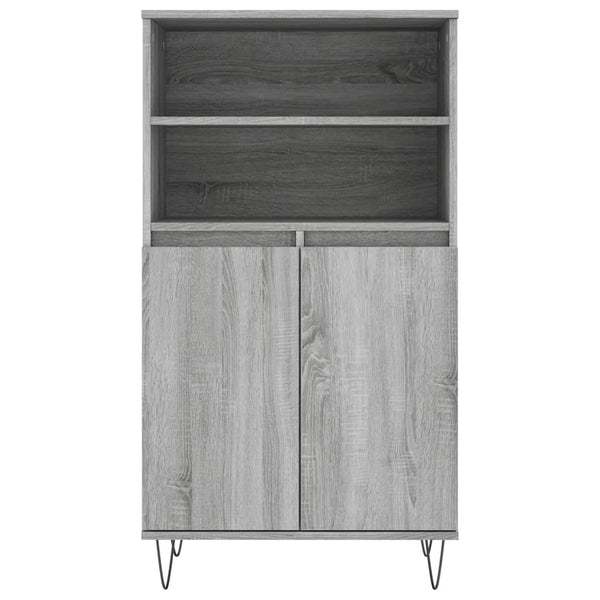Grauer Schrank Lenenia 60x36x110cm (Holz)