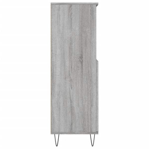 Grauer Schrank Lenenia 60x36x110cm (Holz)
