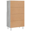 Grauer Schrank Lenenia 60x36x110cm (Holz)