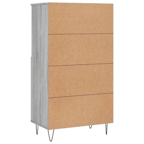 Grauer Schrank Lenenia 60x36x110cm (Holz)