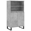 Betongrauer Schrank Billy 60x36x110cm (Holz)