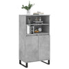 Betongrauer Schrank Billy 60x36x110cm (Holz)