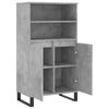 Betongrauer Schrank Billy 60x36x110cm (Holz)