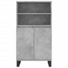 Betongrauer Schrank Billy 60x36x110cm (Holz)