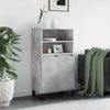 Betongrauer Schrank Billy 60x36x110cm (Holz)