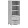 Betongrauer Schrank Sigrid 40x36x110cm (Holz)