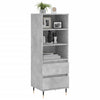 Betongrauer Schrank Sigrid 40x36x110cm (Holz)