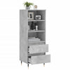 Betongrauer Schrank Sigrid 40x36x110cm (Holz)