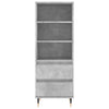 Betongrauer Schrank Sigrid 40x36x110cm (Holz)