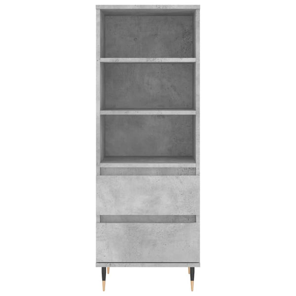Betongrauer Schrank Sigrid 40x36x110cm (Holz)