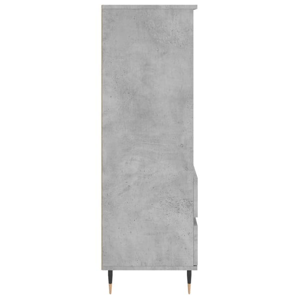 Betongrauer Schrank Sigrid 40x36x110cm (Holz)