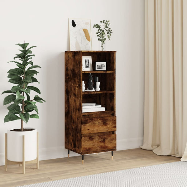 Schrank Smoked Oak Sigrid 40x36x110cm (Holz)