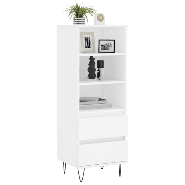 Weißer Schrank Anatoly 40x36x110cm (Holz)