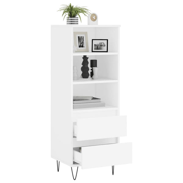 Weißer Schrank Anatoly 40x36x110cm (Holz)