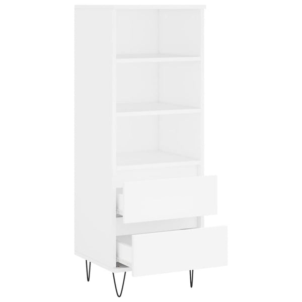 Weißer Schrank Anatoly 40x36x110cm (Holz)