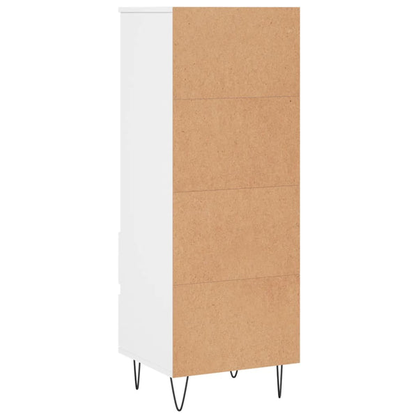 Weißer Schrank Anatoly 40x36x110cm (Holz)