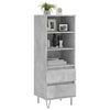Betongrauer Schrank Anatoly 40x36x110cm (Holz)