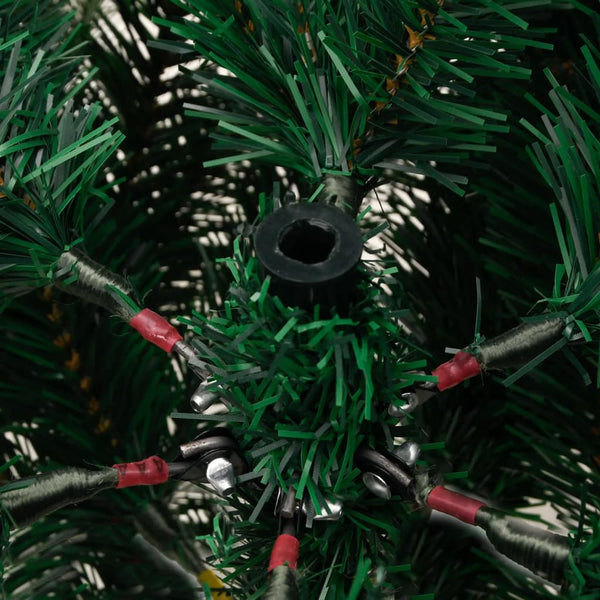Künstlicher Weihnachtsbaum mit Scharnieren, Zapfen und Beeren Myama 120cm